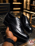 Apron-toe Oxford