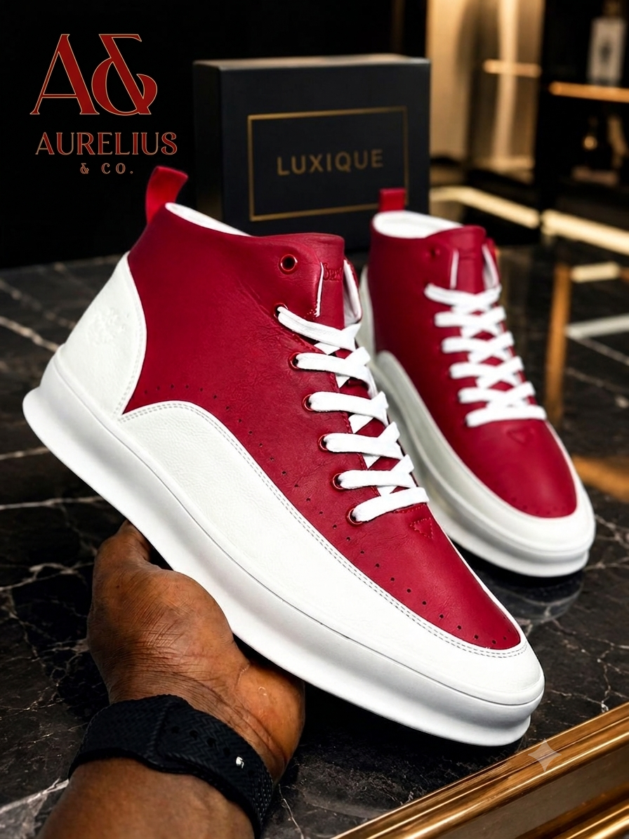 Timberland  luxury designer high-top sneaker