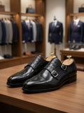 Double Monk Strap - Black