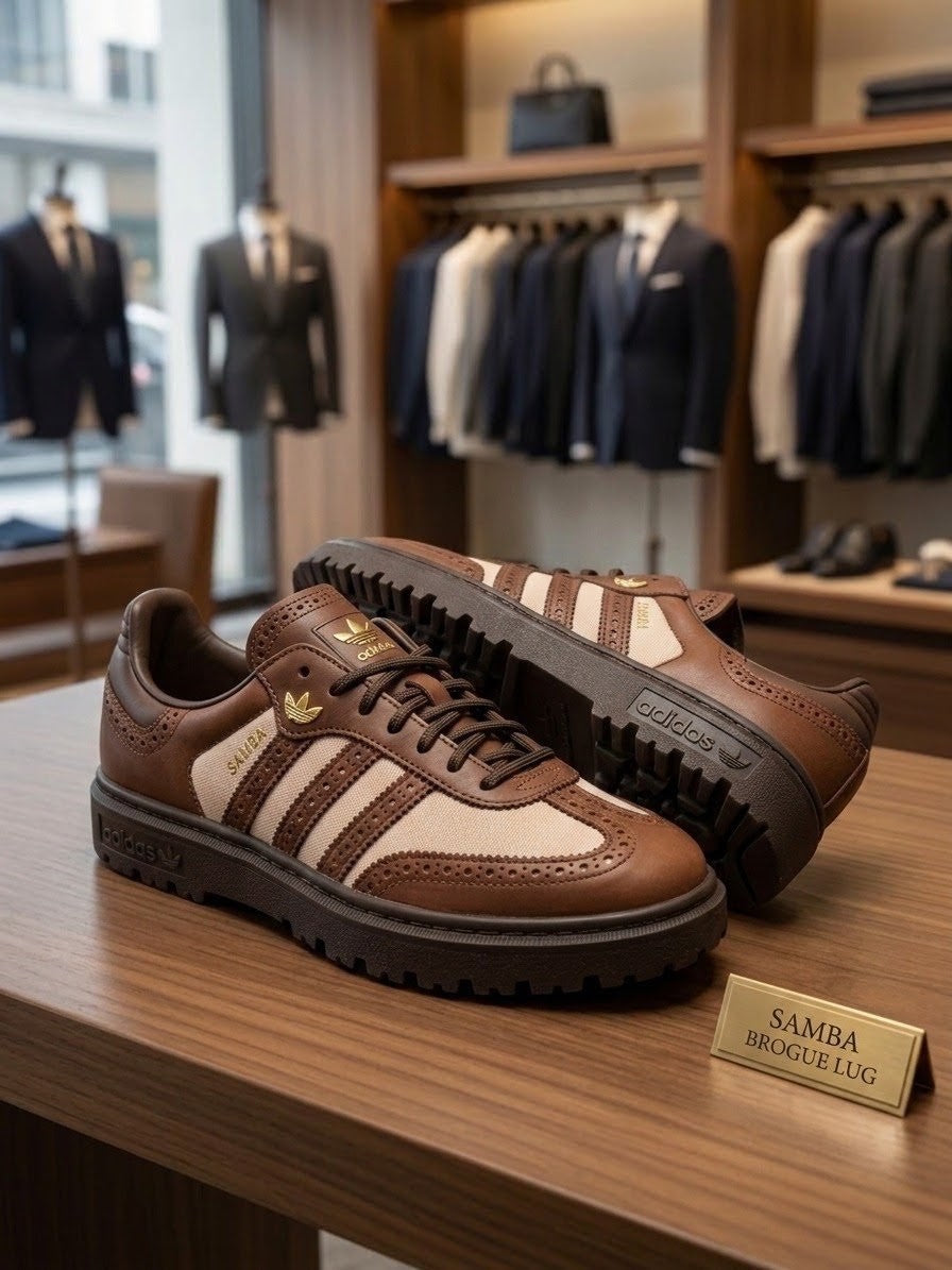 Unique Classic Adidas Samba Brogue